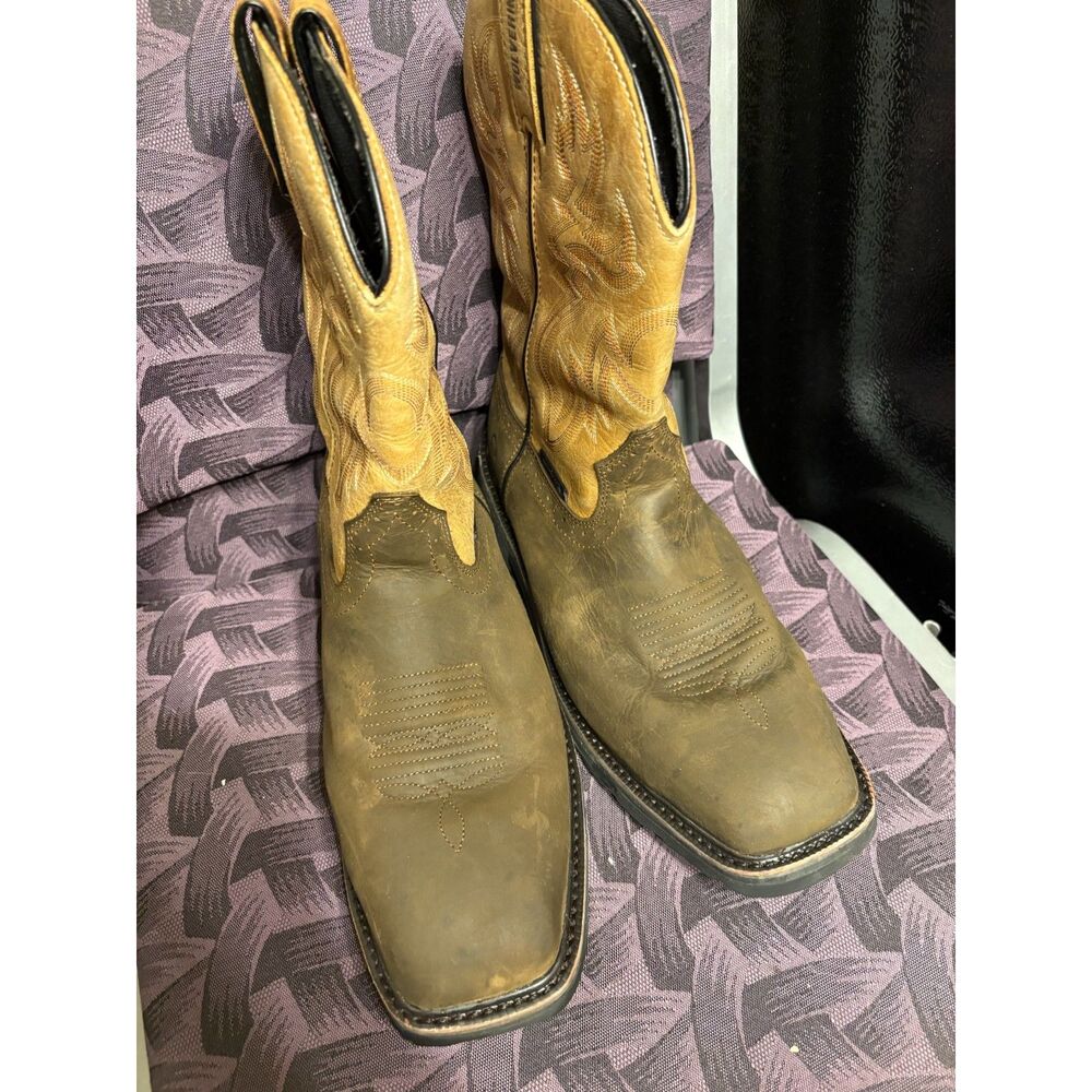 Wolverine Rancher W08657 Steel Toe Waterproof Western Work Boots Men's 11 EW - Picture 2 of 5